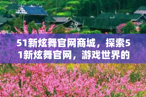51新炫舞官网商城，探索51新炫舞官网，游戏世界的魅力与乐趣