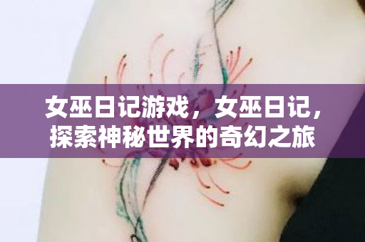 女巫日记游戏，女巫日记，探索神秘世界的奇幻之旅