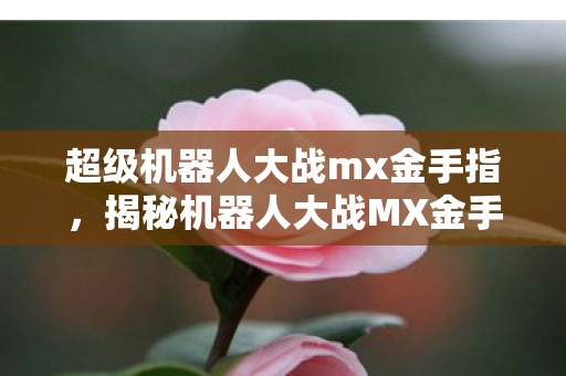 超级机器人大战mx金手指，揭秘机器人大战MX金手指背后的秘密