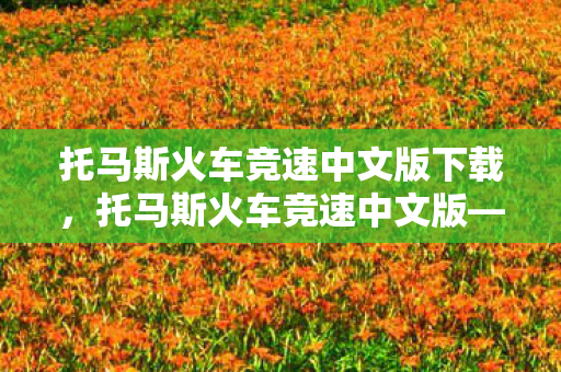 托马斯火车竞速中文版下载，托马斯火车竞速中文版—速度与激情的铁路之旅