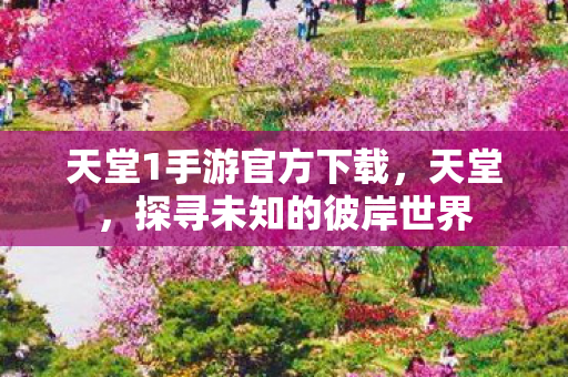 天堂1手游官方下载，天堂，探寻未知的彼岸世界