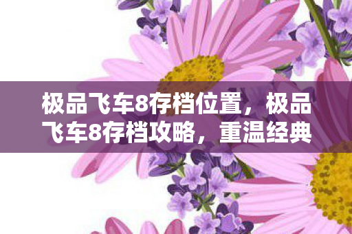 极品飞车8存档位置，极品飞车8存档攻略，重温经典，畅享极速飙车体验