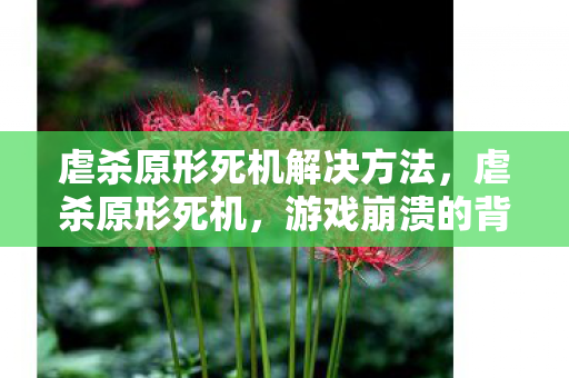虐杀原形死机解决方法，虐杀原形死机，游戏崩溃的背后真相