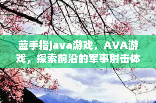 蓝手指java游戏，AVA游戏，探索前沿的军事射击体验