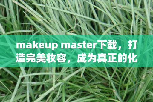 makeup master下载，打造完美妆容，成为真正的化妆大师