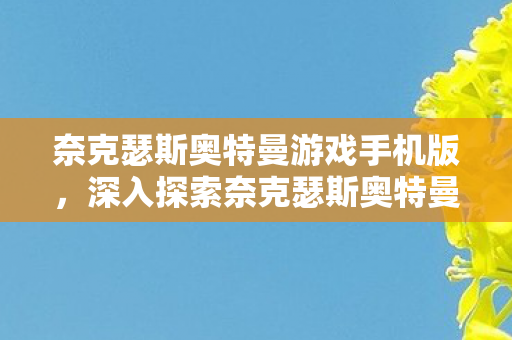 奈克瑟斯奥特曼游戏手机版，深入探索奈克瑟斯奥特曼游戏的世界