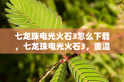 七龙珠电光火石3怎么下载，七龙珠电光火石3，重温经典，再战江湖！