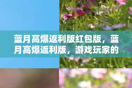 蓝月高爆返利版红包版，蓝月高爆返利版，游戏玩家的福音