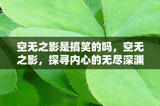 空无之影是搞笑的吗，空无之影，探寻内心的无尽深渊