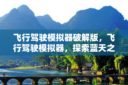 飞行驾驶模拟器破解版，飞行驾驶模拟器，探索蓝天之旅的无尽魅力