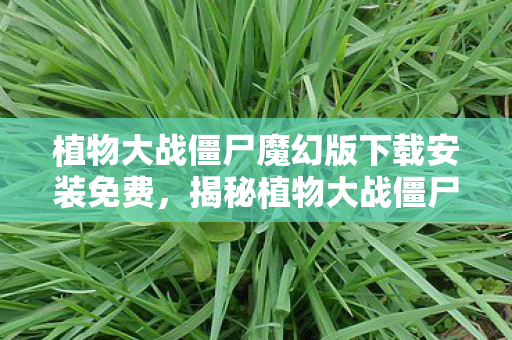 植物大战僵尸魔幻版下载安装免费，揭秘植物大战僵尸魔幻版，全新体验等你挑战