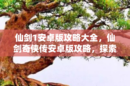 仙剑1安卓版攻略大全，仙剑奇侠传安卓版攻略，探索神秘仙侠世界