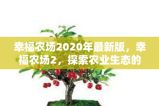 幸福农场2020年最新版，幸福农场2，探索农业生态的无限可能，感受田园生活的幸福时光