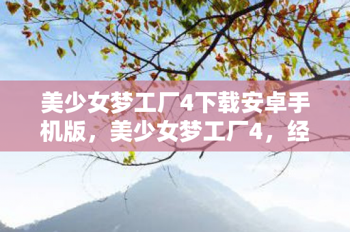 美少女梦工厂4下载安卓手机版，美少女梦工厂4，经典养成游戏的下载与体验