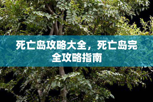 死亡岛攻略大全，死亡岛完全攻略指南