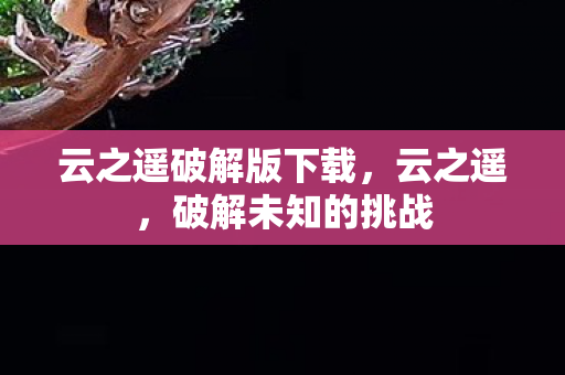云之遥破解版下载，云之遥，破解未知的挑战