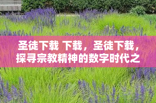 圣徒下载 下载，圣徒下载，探寻宗教精神的数字时代之旅