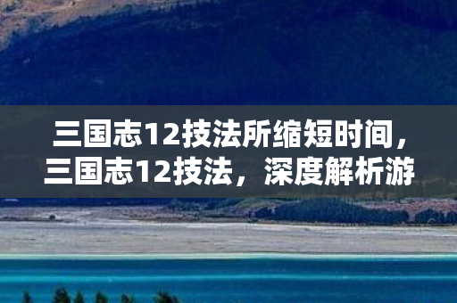 三国志12技法所缩短时间，三国志12技法，深度解析游戏策略与战术运用