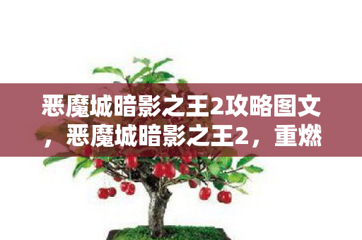 恶魔城暗影之王2攻略图文，恶魔城暗影之王2，重燃经典之魂