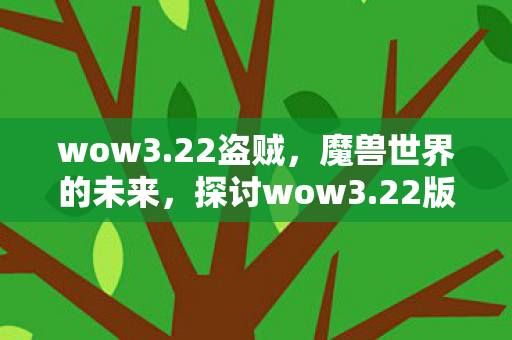 wow3.22盗贼，魔兽世界的未来，探讨wow3.22版本更新及其影响