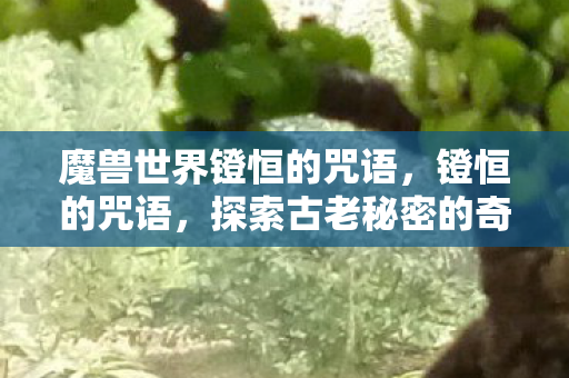 魔兽世界镫恒的咒语，镫恒的咒语，探索古老秘密的奇幻之旅