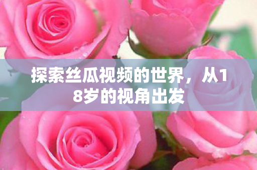 探索丝瓜视频的世界，从18岁的视角出发