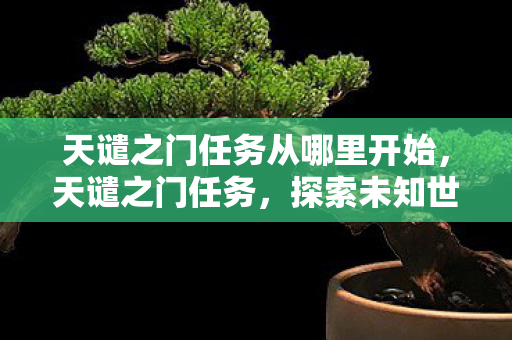 天谴之门任务从哪里开始，天谴之门任务，探索未知世界的神秘之旅