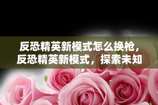 反恐精英新模式怎么换枪，反恐精英新模式，探索未知领域，体验全新玩法