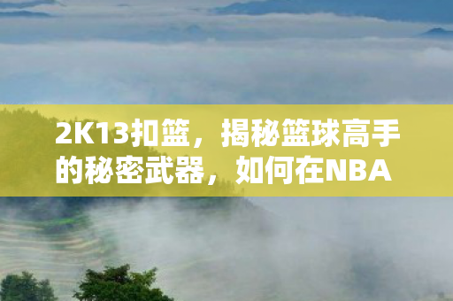 2K13扣篮，揭秘篮球高手的秘密武器，如何在NBA 2K13游戏中轻松扣篮