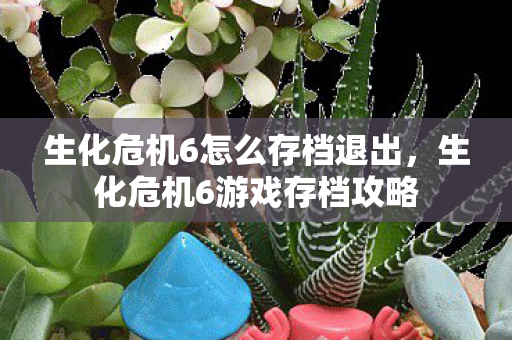 生化危机6怎么存档退出，生化危机6游戏存档攻略