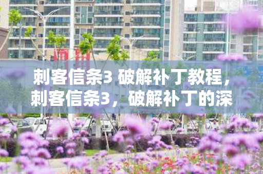 刺客信条3 破解补丁教程，刺客信条3，破解补丁的深度解析