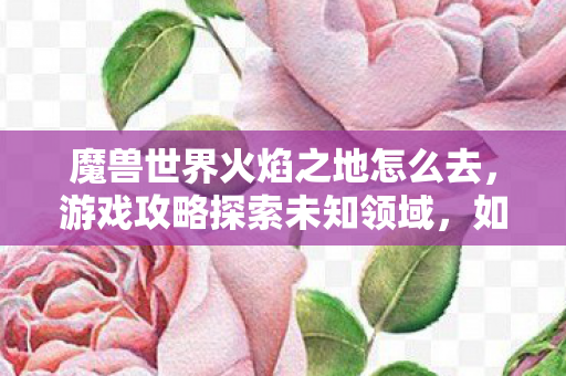 魔兽世界火焰之地怎么去，游戏攻略探索未知领域，如何前往火焰之地？