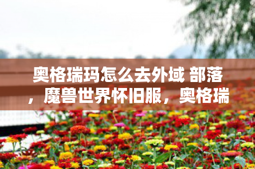 奥格瑞玛怎么去外域 部落，魔兽世界怀旧服，奥格瑞玛怎么去外域？详细攻略助你轻松抵达！