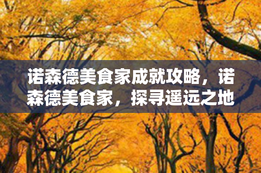 诺森德美食家成就攻略，诺森德美食家，探寻遥远之地的独特味蕾之旅