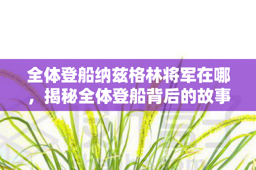 全体登船纳兹格林将军在哪，揭秘全体登船背后的故事