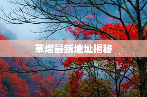 草熘最新地址揭秘