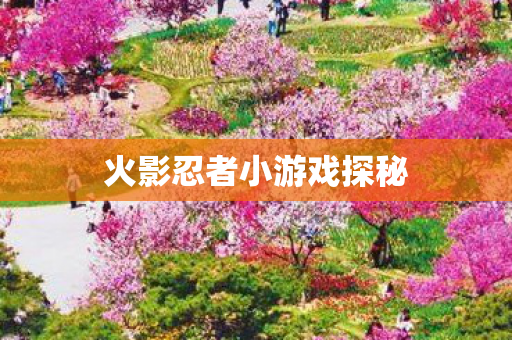 火影忍者小游戏探秘