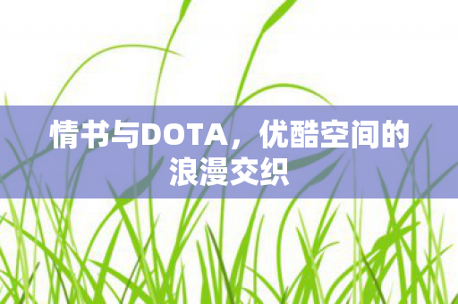 情书与DOTA，优酷空间的浪漫交织