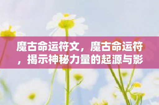 魔古命运符文，魔古命运符，揭示神秘力量的起源与影响