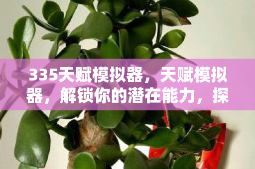 335天赋模拟器，天赋模拟器，解锁你的潜在能力，探索无限可能
