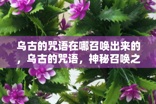 乌古的咒语在哪召唤出来的，乌古的咒语，神秘召唤之地