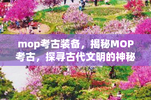 mop考古装备，揭秘MOP考古，探寻古代文明的神秘宝藏