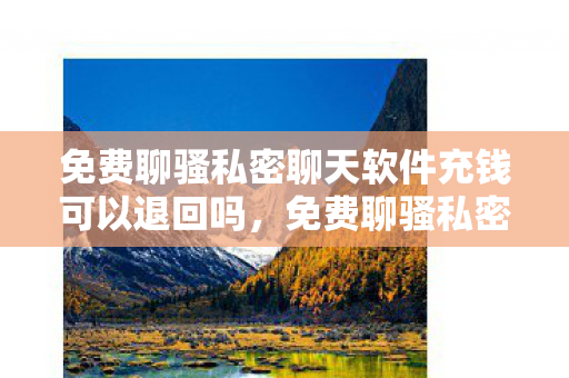 免费聊骚私密聊天软件充钱可以退回吗，免费聊骚私密聊天软件，探索虚拟社交的新领域与潜在风险