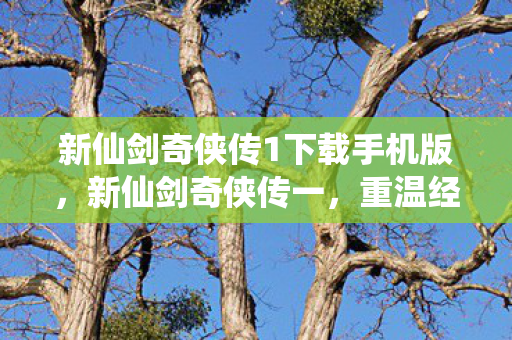 新仙剑奇侠传1下载手机版，新仙剑奇侠传一，重温经典，下载游戏新体验