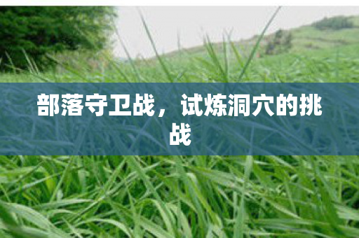 部落守卫战,试炼洞穴的挑战 部落守卫战,试炼洞穴的挑战