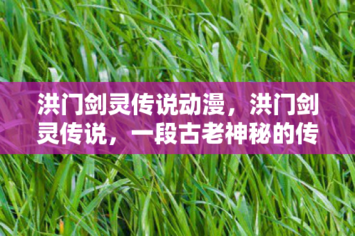 洪门剑灵传说动漫，洪门剑灵传说，一段古老神秘的传说之旅