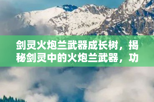 剑灵火炮兰武器成长树，揭秘剑灵中的火炮兰武器，功能与选择策略