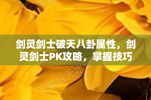 剑灵剑士破天八卦属性，剑灵剑士PK攻略，掌握技巧，轻松战胜对手！