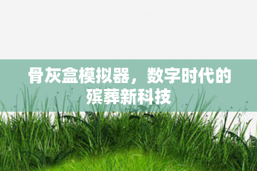 骨灰盒模拟器，数字时代的殡葬新科技