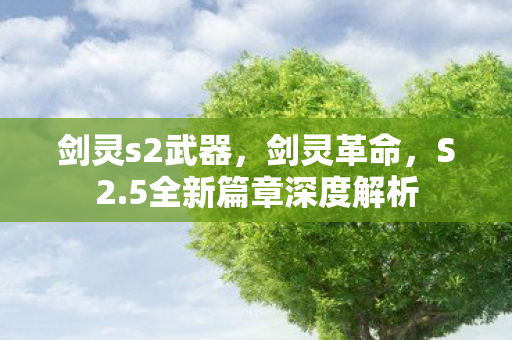剑灵s2武器，剑灵革命，S2.5全新篇章深度解析